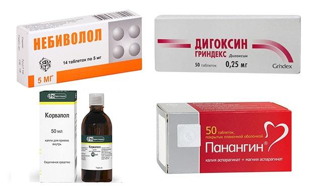 Таблетки и препараты от высокого пульса