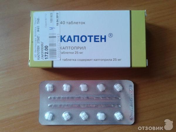 Капотен при гипертоническом кризе: как принимать при высоком давлении