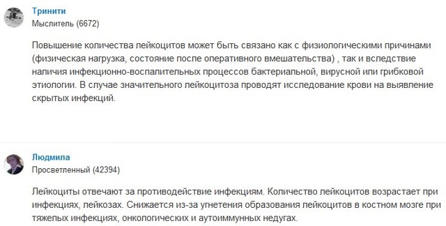 Что показывают лейкоциты в крови: норма и патология