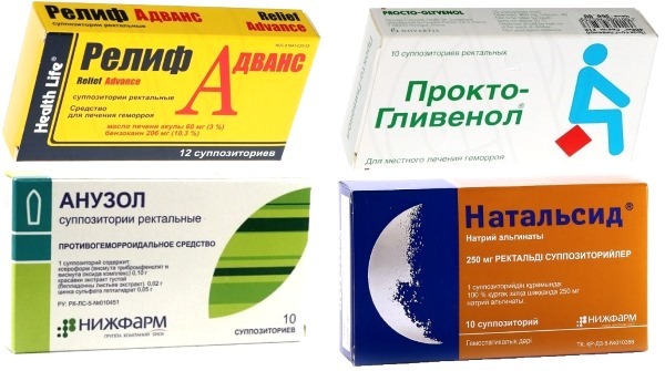 Аналоги релифа при геморрое