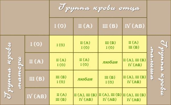Резус-фактор, группа крови и зачатие – таблица совместимости резус-фактора при беременности. Отрицательный и положительный резус-фактор у женщины