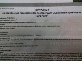 ЦИПРОЛЕТ ГЛАЗНЫЕ КАПЛИ: инструкция по применению, цена, отзывы, показания детям