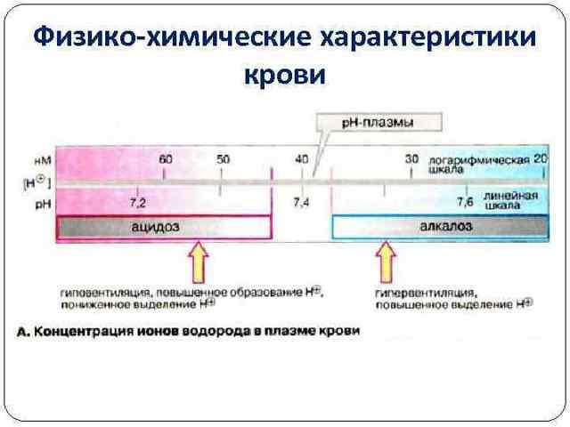 Изменения физико-химических свойств крови