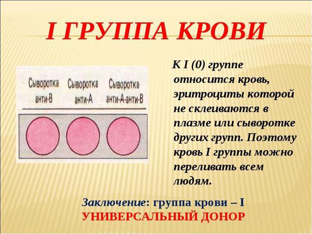 Характеристика людей с 1 положительной группой крови