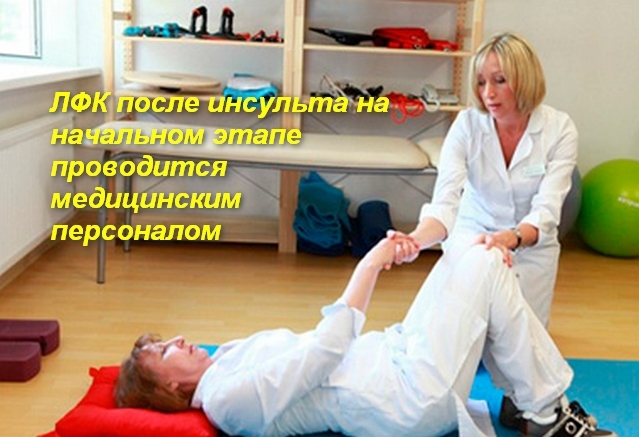 Упражнения для ног после инсульта