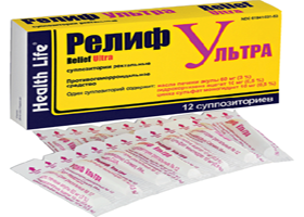 Ультрапрокт, свечи ректальные, 10 шт.