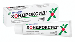 Инструкция по применению мази Хондроитин - показания