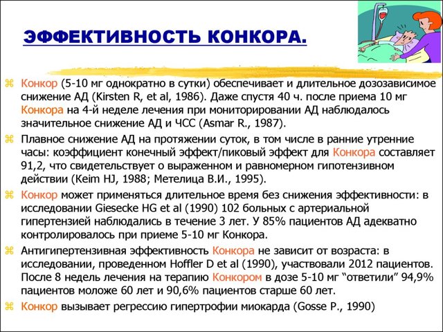 Совместимость лекарств «Капотен» и «Конкор»