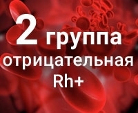 Группа крови 2 отрицательная