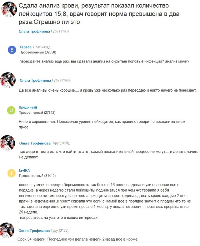 Повышены лейкоциты при беременности – это опасно? О чём говорит повышение в крови лейкоцитов при беременности - Автор Екатерина Данилова