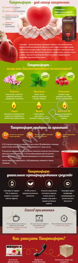 Гипертофорт: инструкция по применению, цена, отзывы, состав