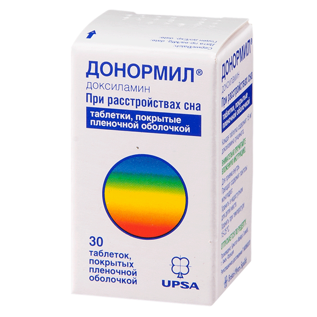 Донормил - инструкция по применению, состав, механизм действия, форма выпуска, аналоги и цена