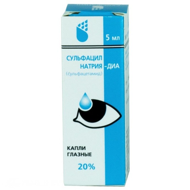 Сульфацил натрия – капли глазные: описание, состав, инструкция