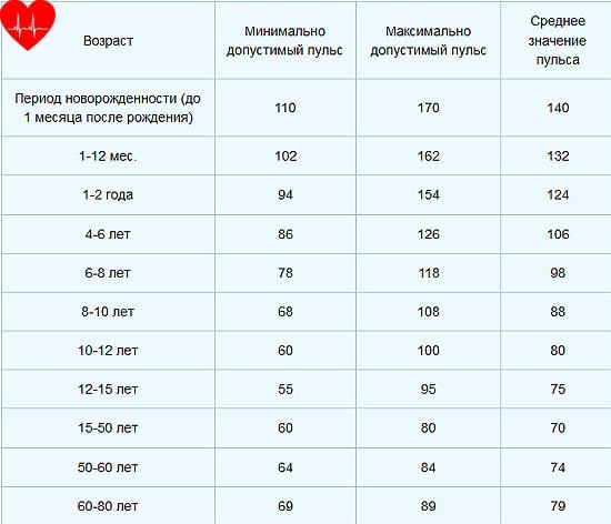 Какой должен быть пульс у здорового человека - сколько ударов в минуту