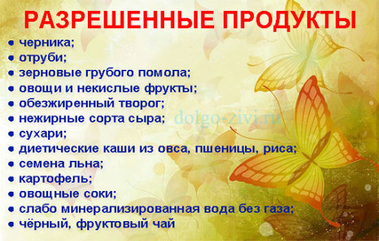 Диета при раке прямой кишки: питание после операции, до операции