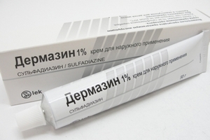Мазь Аргосульфан с серебром для заживления ран - инструкция по применению