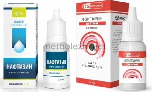 Капли в нос от заложенности носа - список препаратов