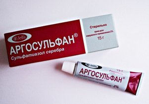 Мазь Аргосульфан с серебром для заживления ран - инструкция по применению