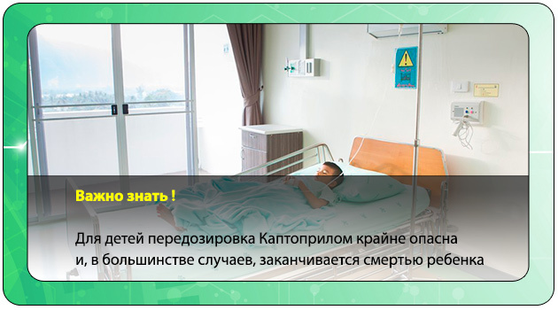 Каптоприл смертельная доза