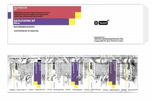 Вальпарин ХР : Инструкция по применению : Описание препарата : Цена на EUROLAB