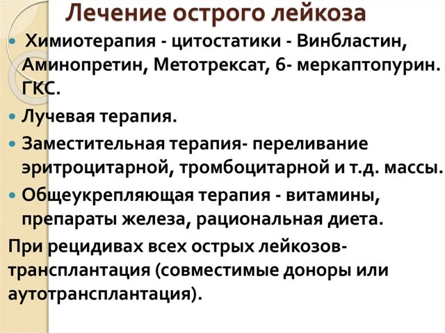 Современные методики лечения лейкоза и причины заболевания: лечится или нет, можно ли вылечить, у взрослых и детей