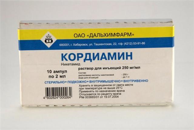 От чего помогает Кордиамин. Инструкция по применению