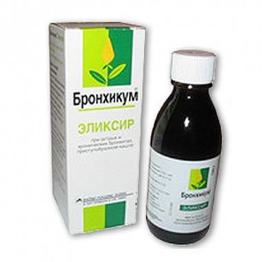 Эликсир Бронхикум ТП: инструкция по применению 130 г