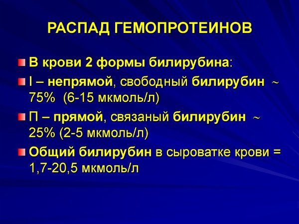 Повышен билирубин у взрослого или новорожденного - что это значит