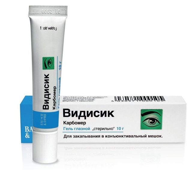 Видисик – инструкция по применению геля глазного, отзывы, цена, аналоги