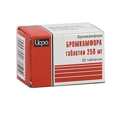 Бромкамфора – инструкция по применению, показания, аналоги