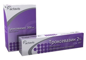 ТРОКСЕВАЗИН ГЕЛЬ - инструкция по применению, цена, отзывы