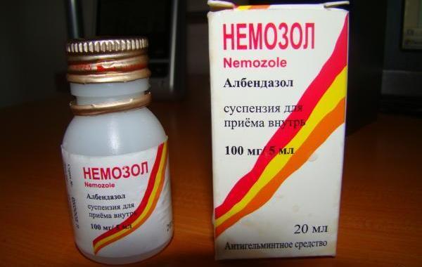 Инструкция по применению суспензии Немозол от глистов детям, цены и отзывы родителей