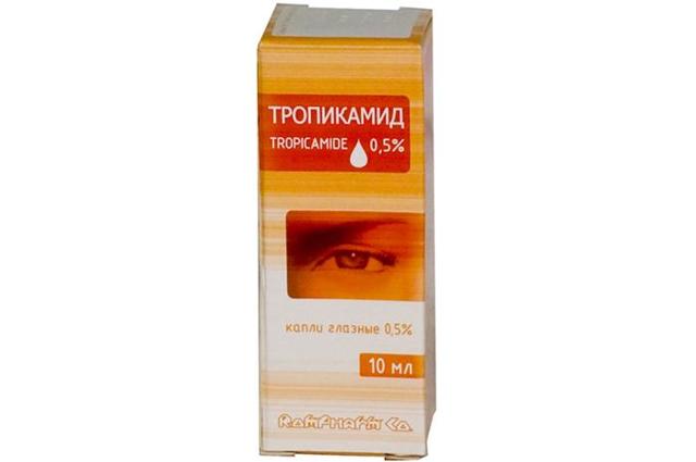 Тропикамид глазные капли - инструкция, аналоги, отзывы и цена