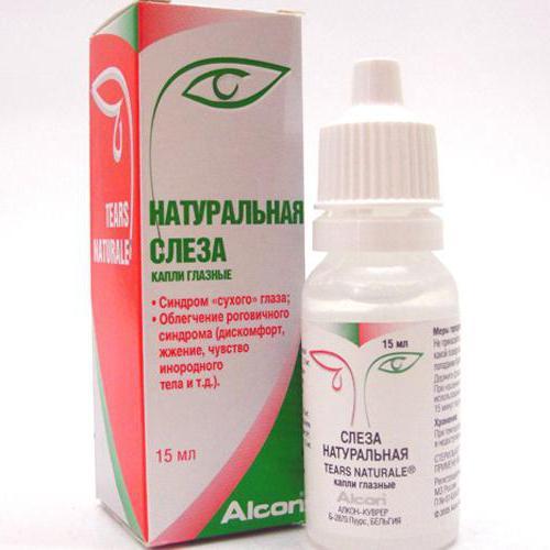 Натуральная слеза глазные капли: инструкция по применению, цена, аналоги и отзывы