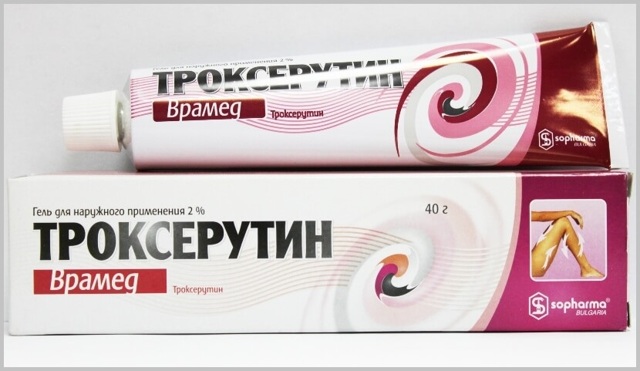 Троксерутин гель - инструкция по применению, цена, аналоги