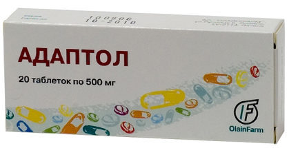 Адаптол: инструкция по применению, аналоги и отзывы, цены в аптеках России