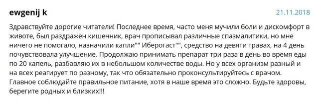 Иберогаст – инструкция по применению, показания, состав и действие препарата