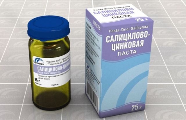 Cалицилово-цинковая паста - инструкция по применению