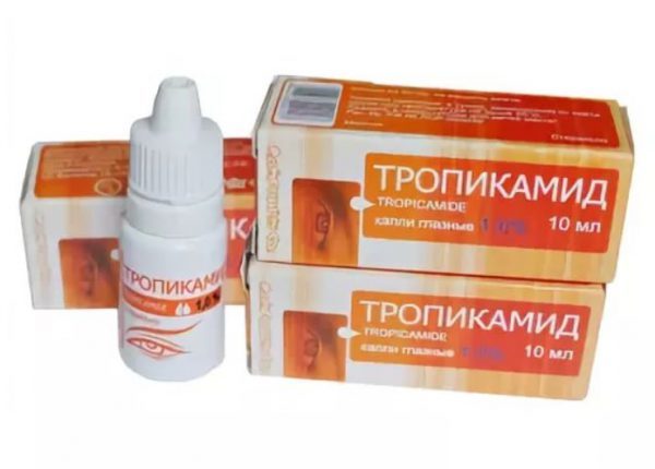 Тропикамид глазные капли - инструкция, аналоги, отзывы и цена