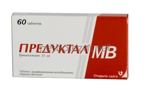 Предуктал и Предуктал MB: инструкция по применению, цена, отзывы кардиологов, дешевые аналоги