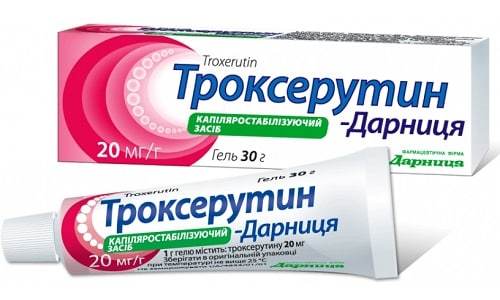 Троксерутин гель - инструкция по применению, цена, аналоги