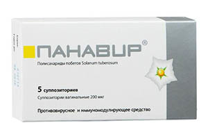 Панавир: свечи вагинальные и ректальные, инструкция по применению