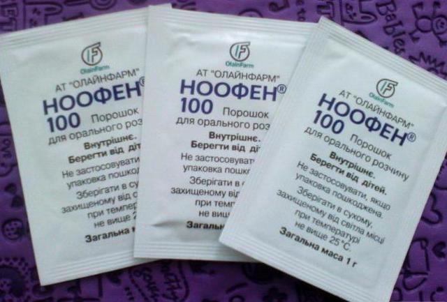 Ноофен - инструкция по применению, показания, противопоказания, отзывы