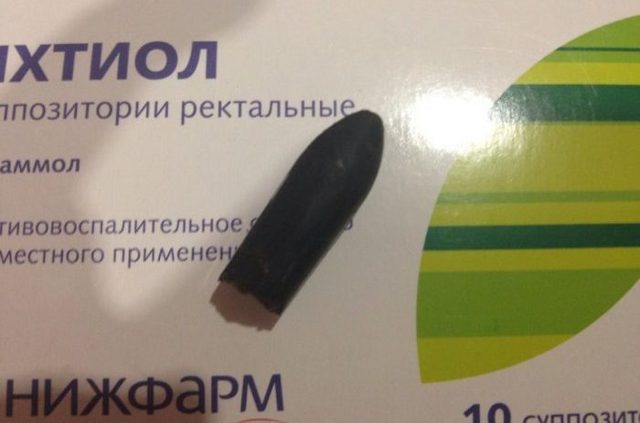 Ихтиоловые свечи при геморрое: инструкция по применению и отзывы