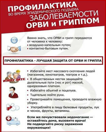Профилактика гриппа и ОРВИ
