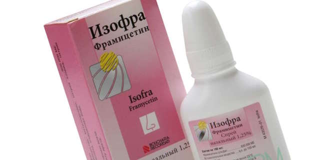 Изофра - спрей в нос, инструкция по применению