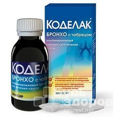 Коделак Бронхо эликсир с чабрецом: инструкция по применению