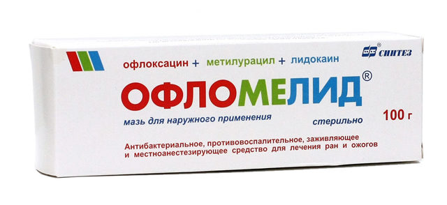 Инструкция по применению мази Офломелид - показания