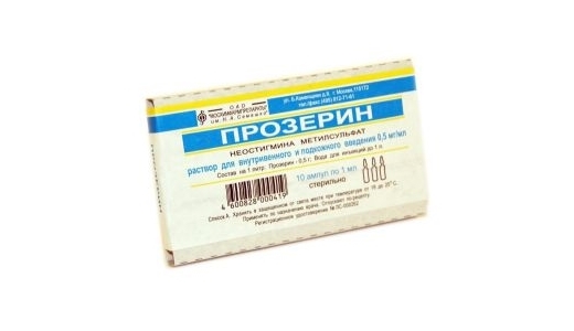 Прозерин – инструкция по применению, показания, дозы